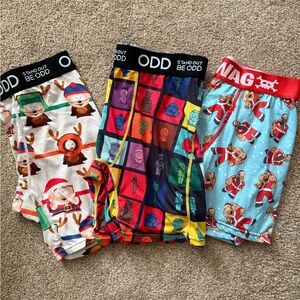 ODD Men's Festive Boxer Shorts - Multicolor